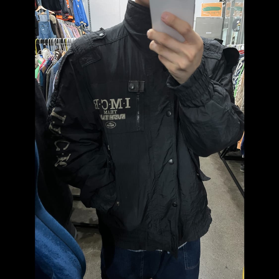  Kushitani 쿠시타니 레이싱 봄버 자켓 LL 상품이미지4
