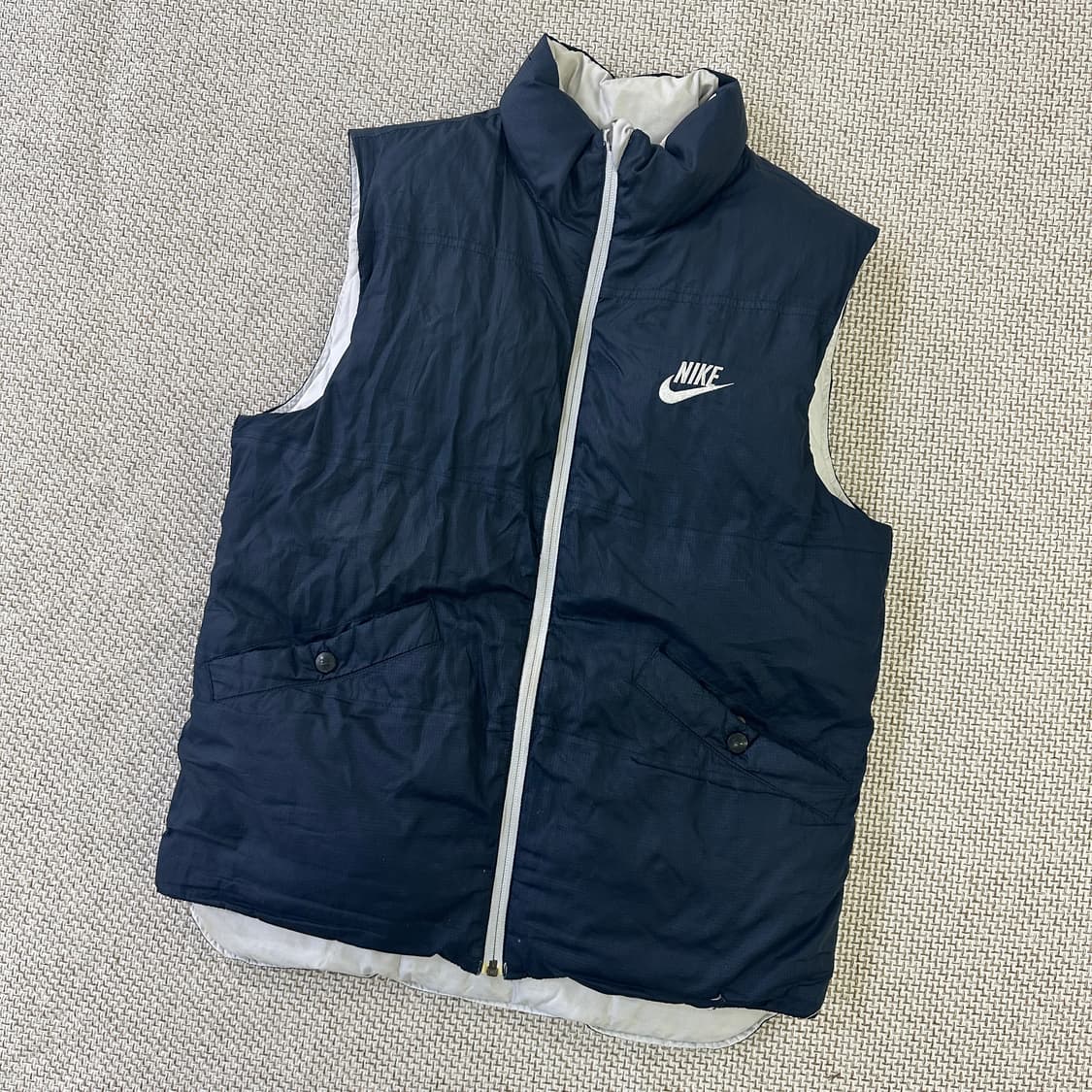 실측확인 나이키 윈드러너 패딩조끼 0403D 상품이미지1