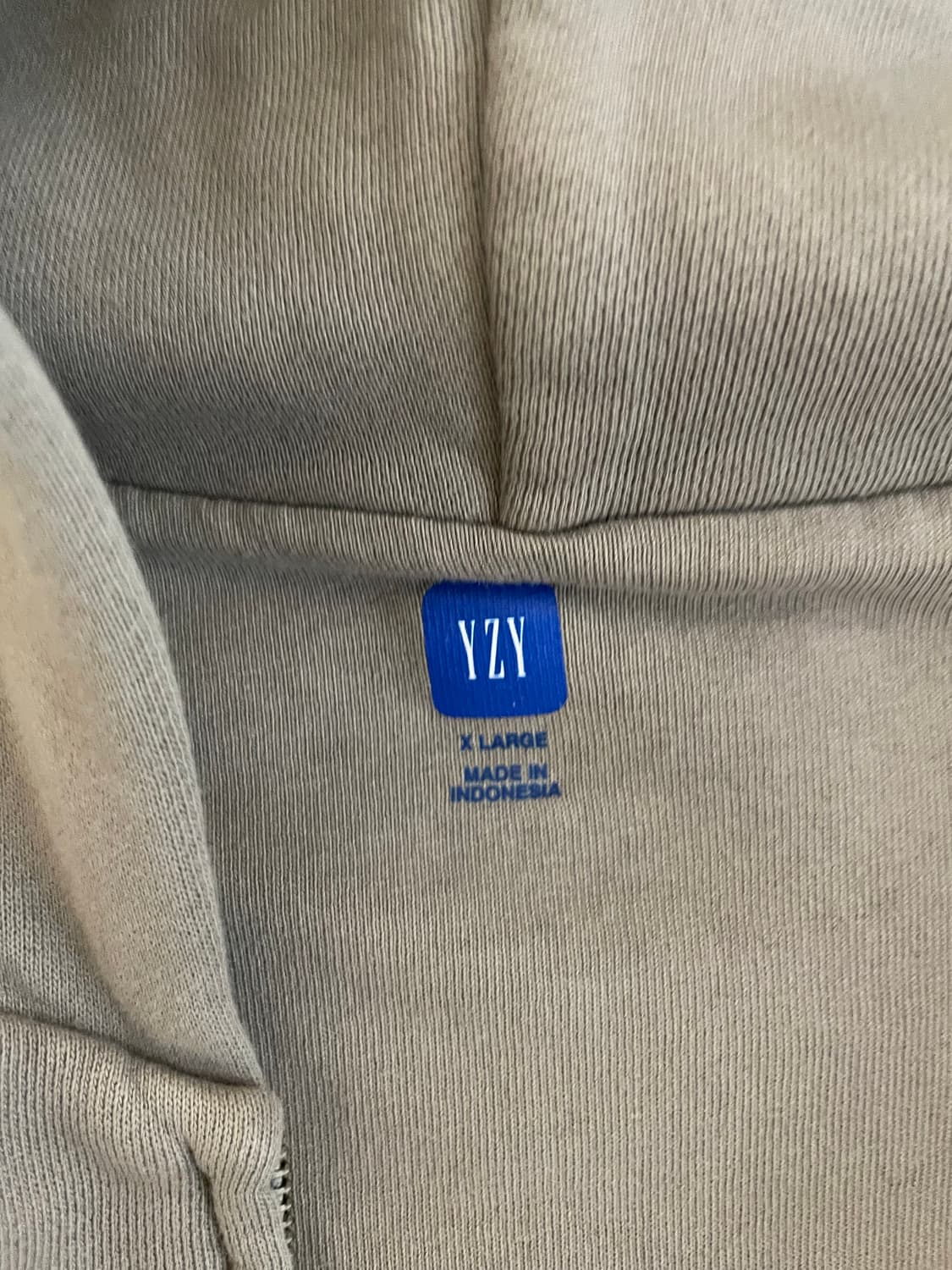 YEEZY GAP 후드집업 그레이 XL 상품이미지3