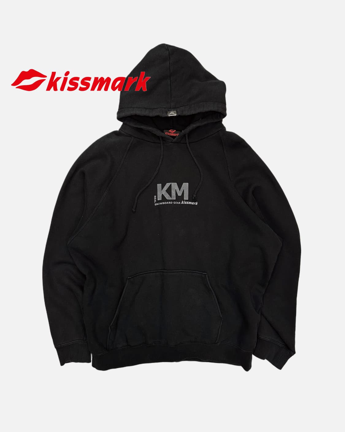 KISSMARK logo raglan hood t-shirt 상품이미지1