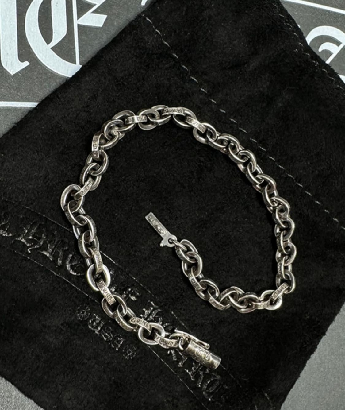 크롬하츠 페이퍼체인 팔찌 상품이미지1