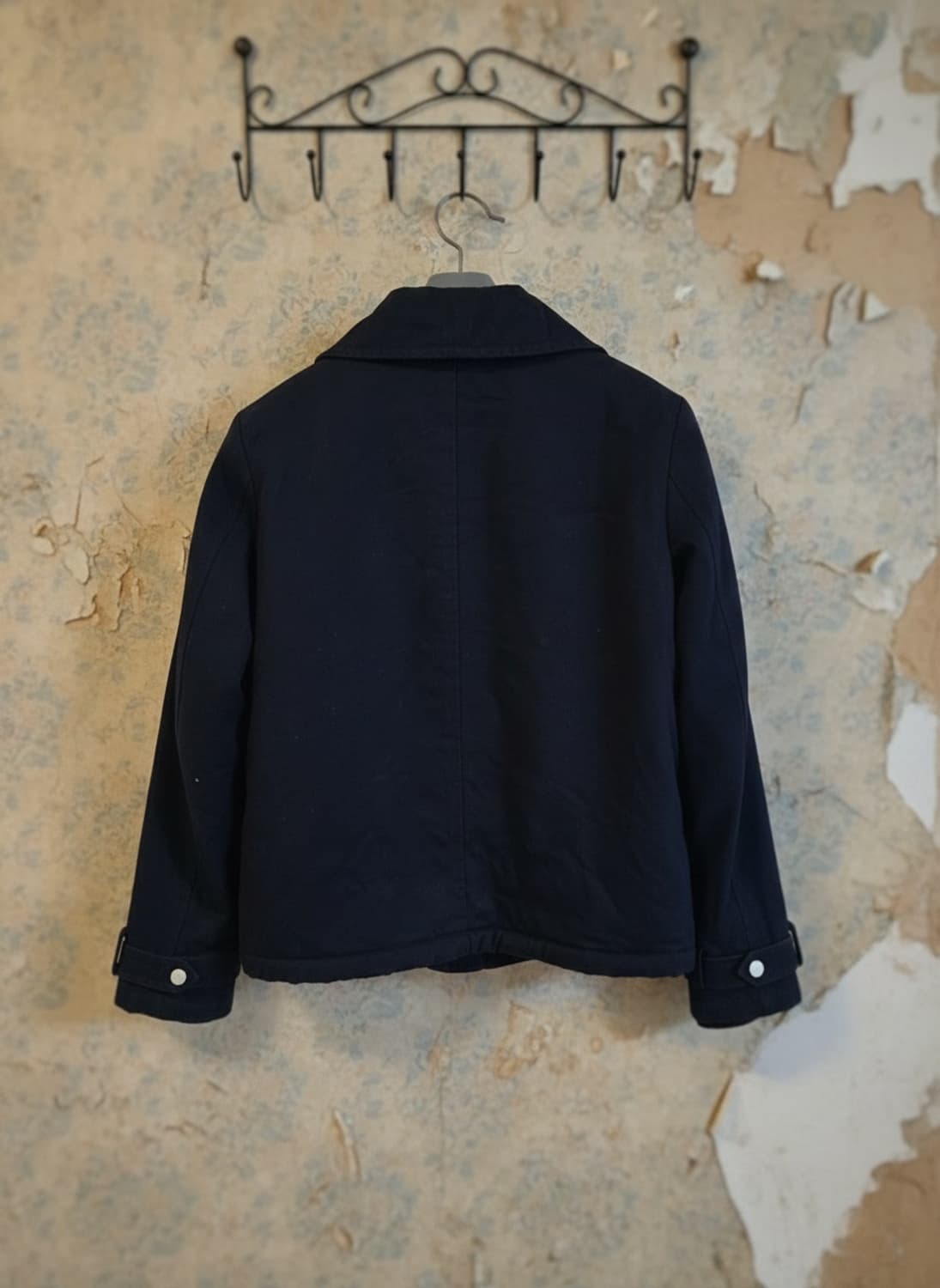 라코스테 LIVE 네이비 우먼 더플 코트 M 상품이미지4