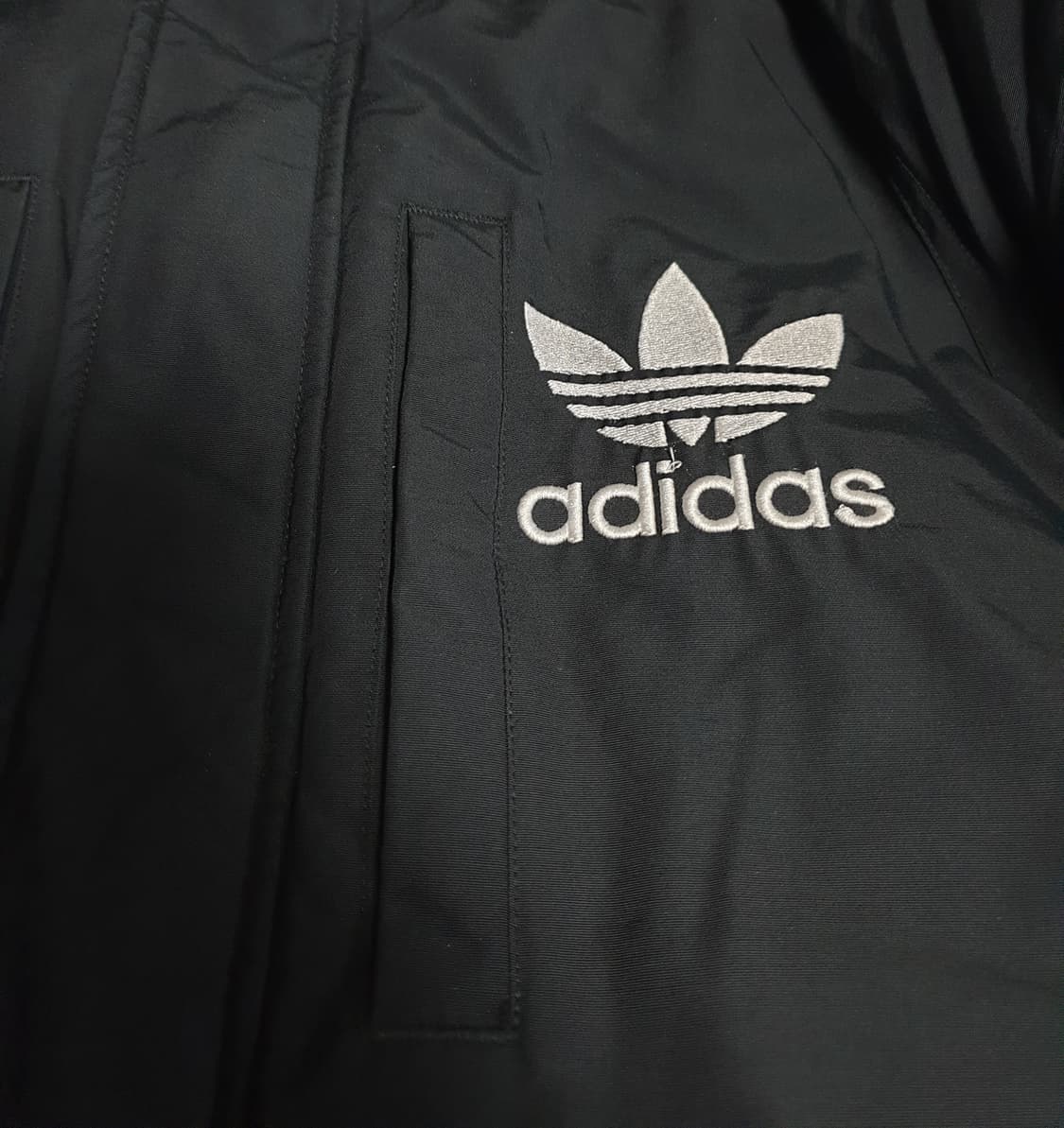 아디다스 파이어버드 빅로고 덕다운 개파카 블랙 (L) 상품이미지2