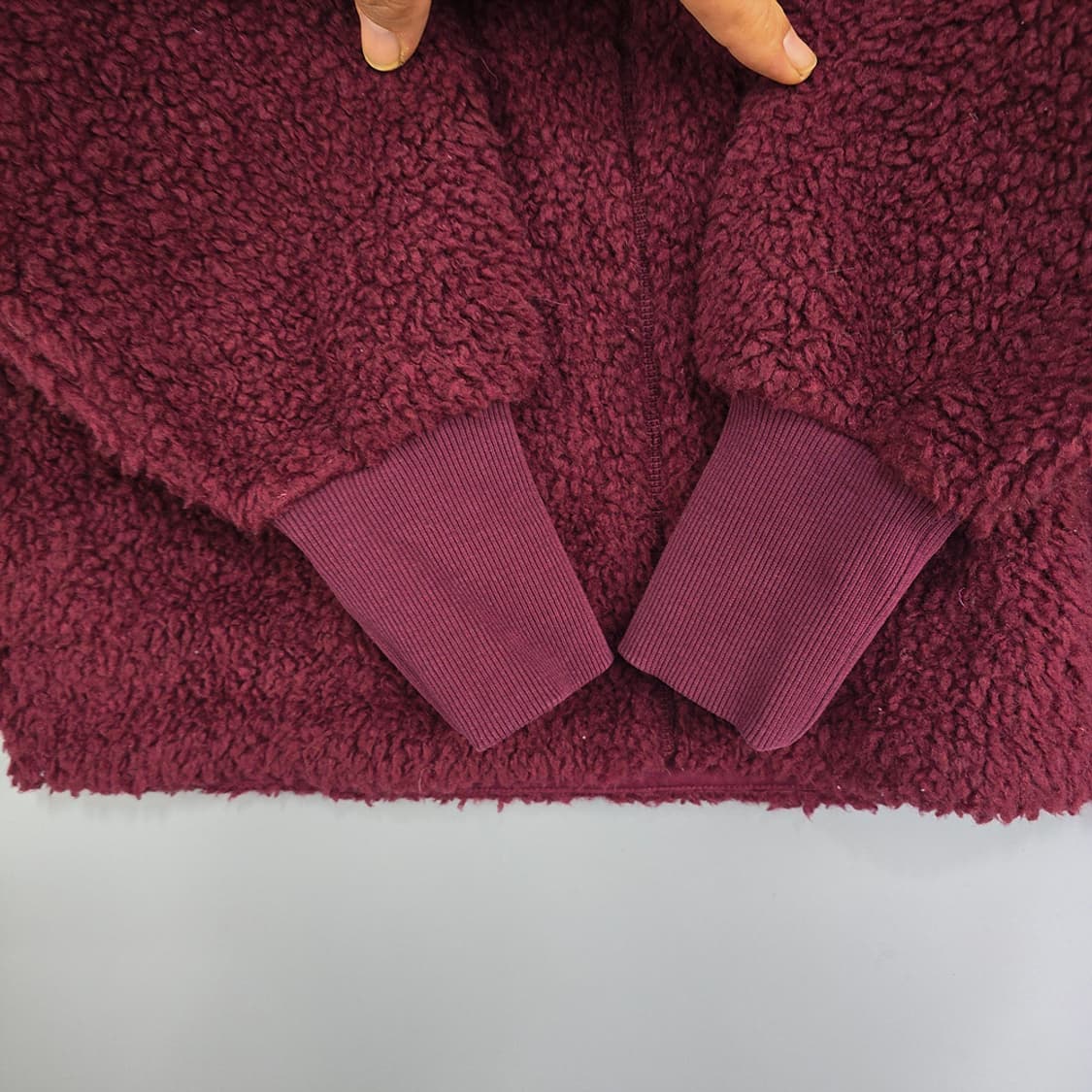 코스(COS) 보아플리스 크루넥 버건디 XS/S 상품이미지5