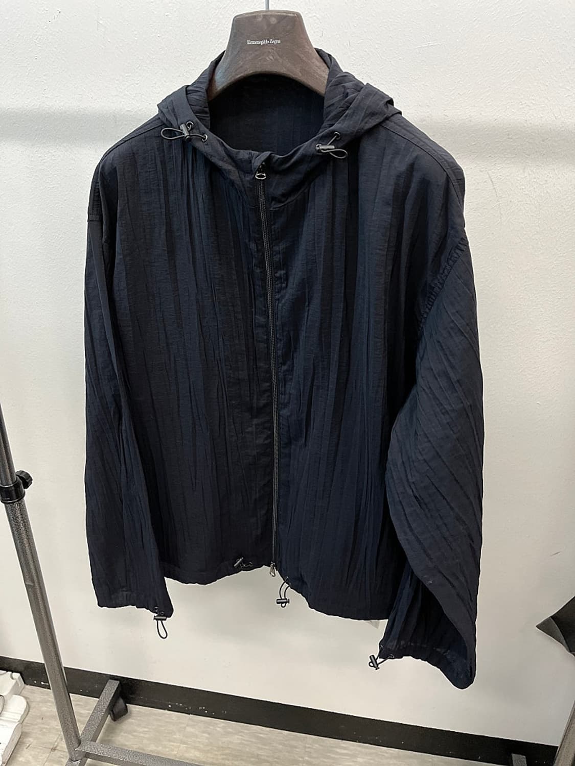 100-105) 쿠어 신형 플리츠 후드자켓  상품이미지1