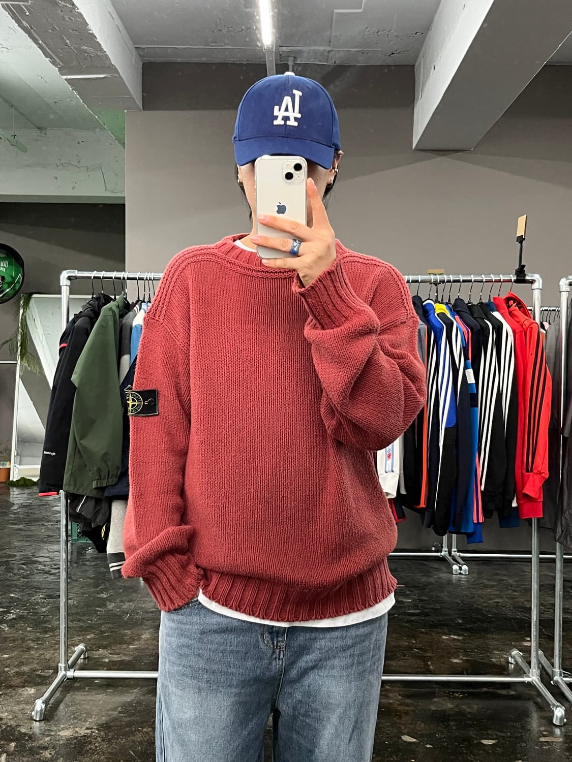 90‘s 스톤 아일랜드 니트 상품이미지1