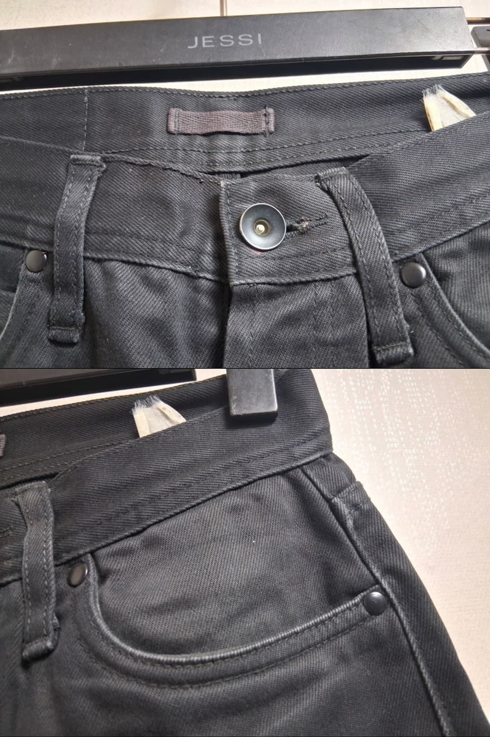 언브랜디드 UB455 블랙 셀비지 생지 데님팬츠
12.5oz  28인치 상품이미지3
