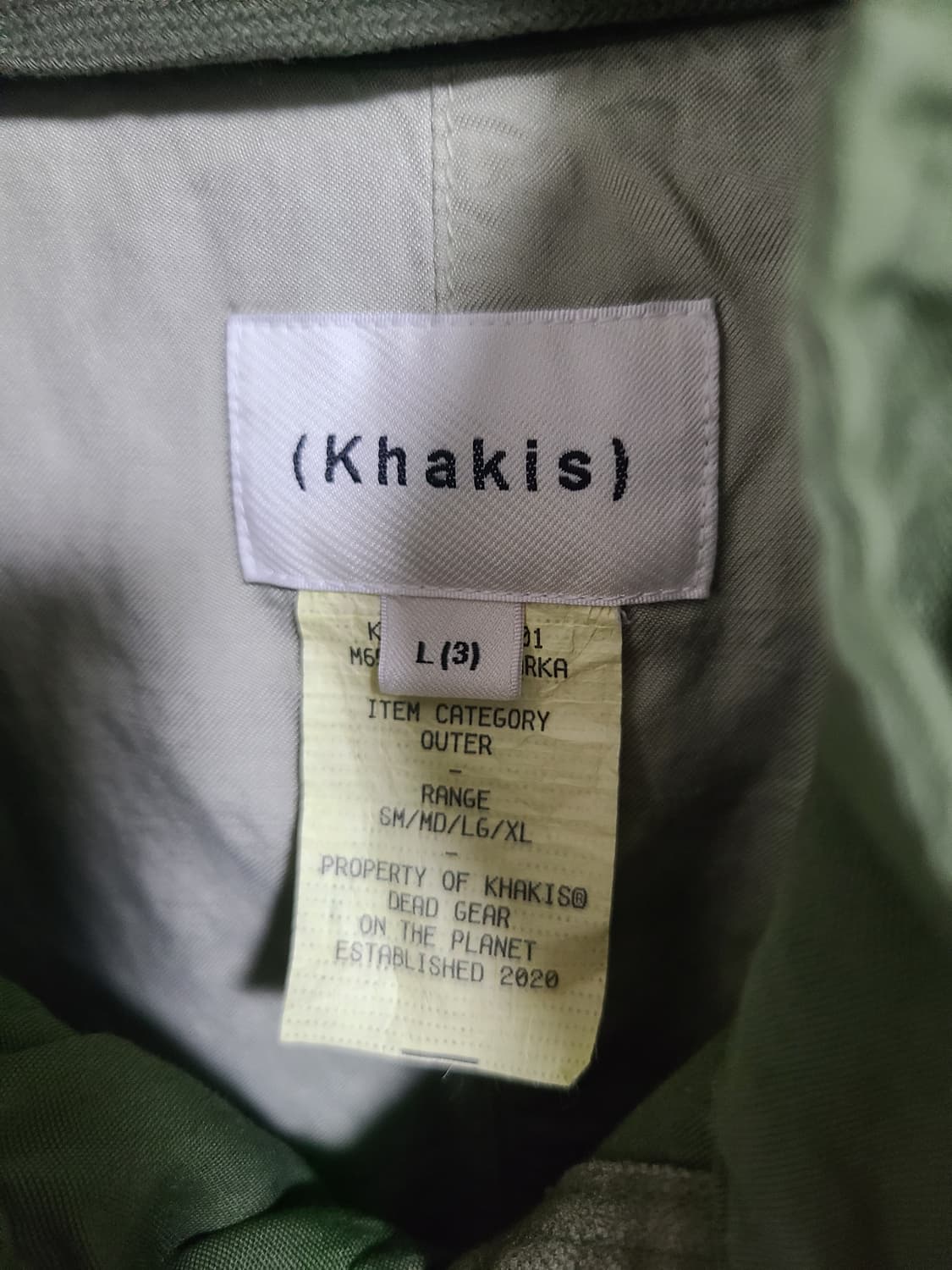 24FW 카키스 M65 피쉬테일파카 올리브그린 상품이미지4