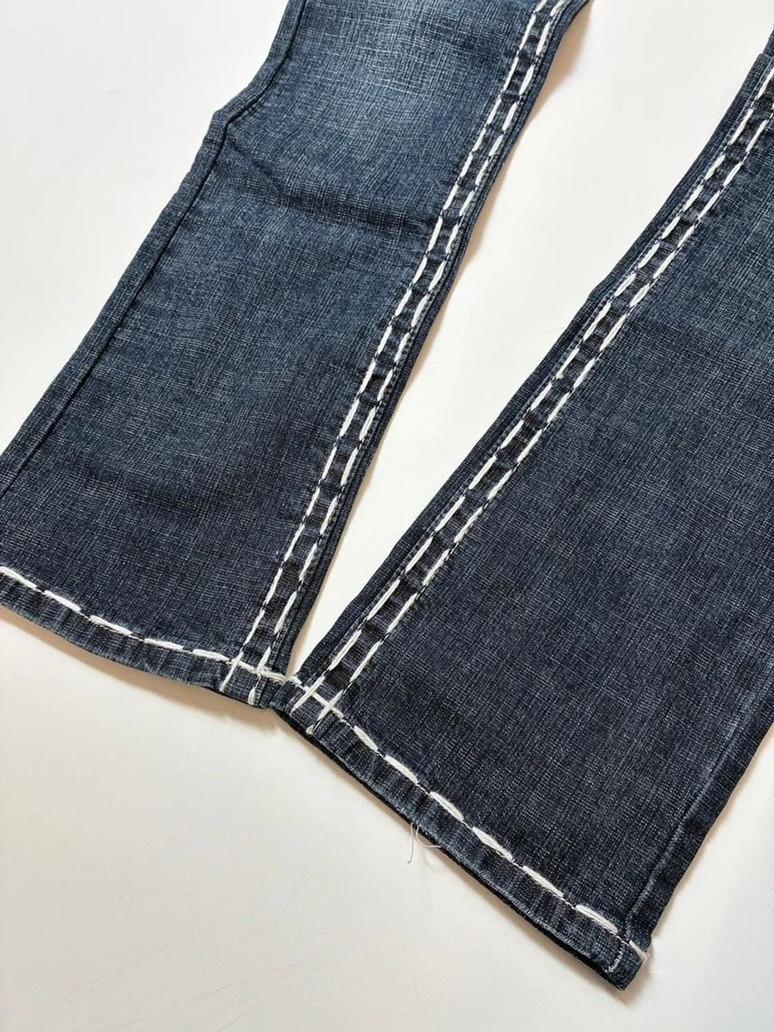 라구나비치00'sY2K 펑크데드스탁스컬 자수데님팬츠PN88308831 상품이미지6