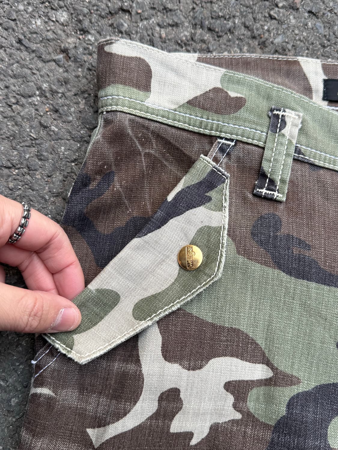 랭글러 카모 웨스턴 부츠컷 팬츠  상품이미지6