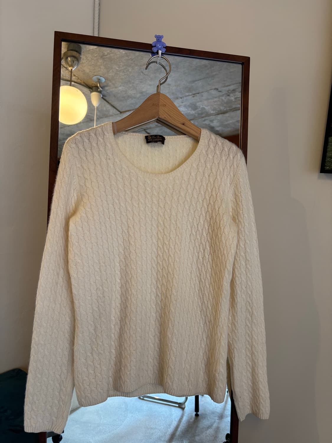 로로피아나 캐시미어 니트 아이보리 상품이미지1