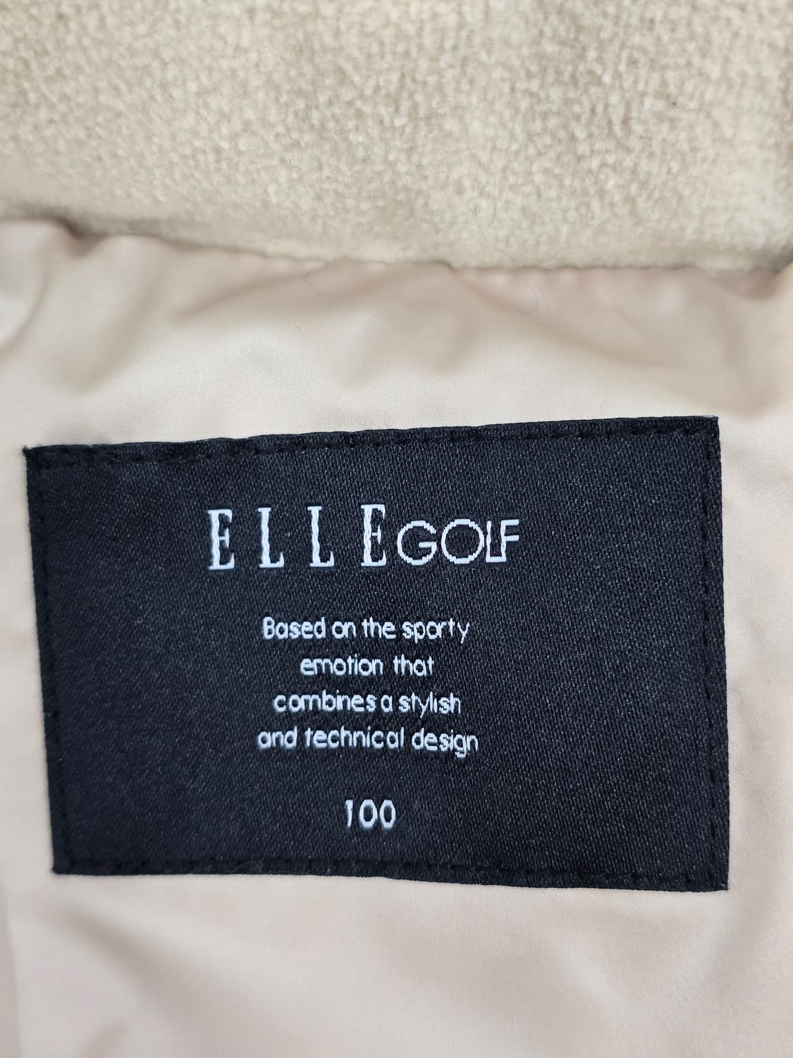 ELLE 끌레베르 여성 구스패딩  아이보리 상품이미지5