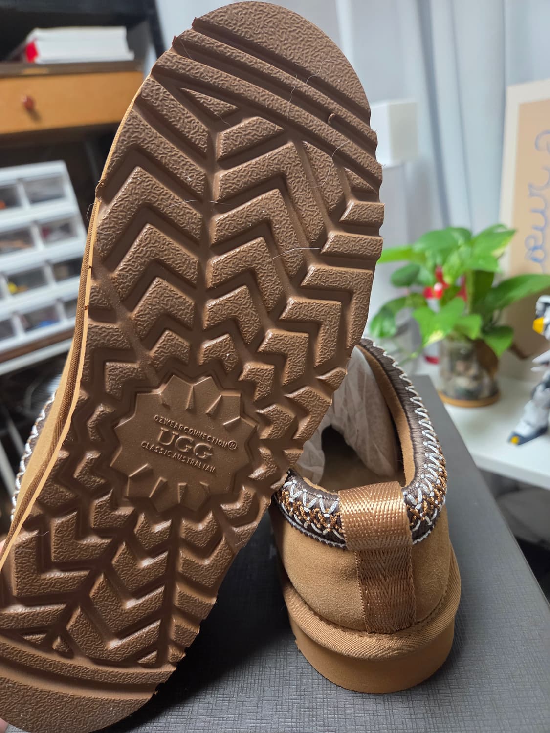 호주 어그 스프링 슬리퍼 체스트넛 상품이미지5