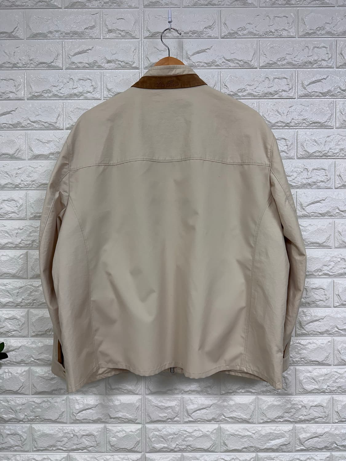 (XL)로로피아나 스웨이드 라이닝 윈드브레이커 자켓 상품이미지7