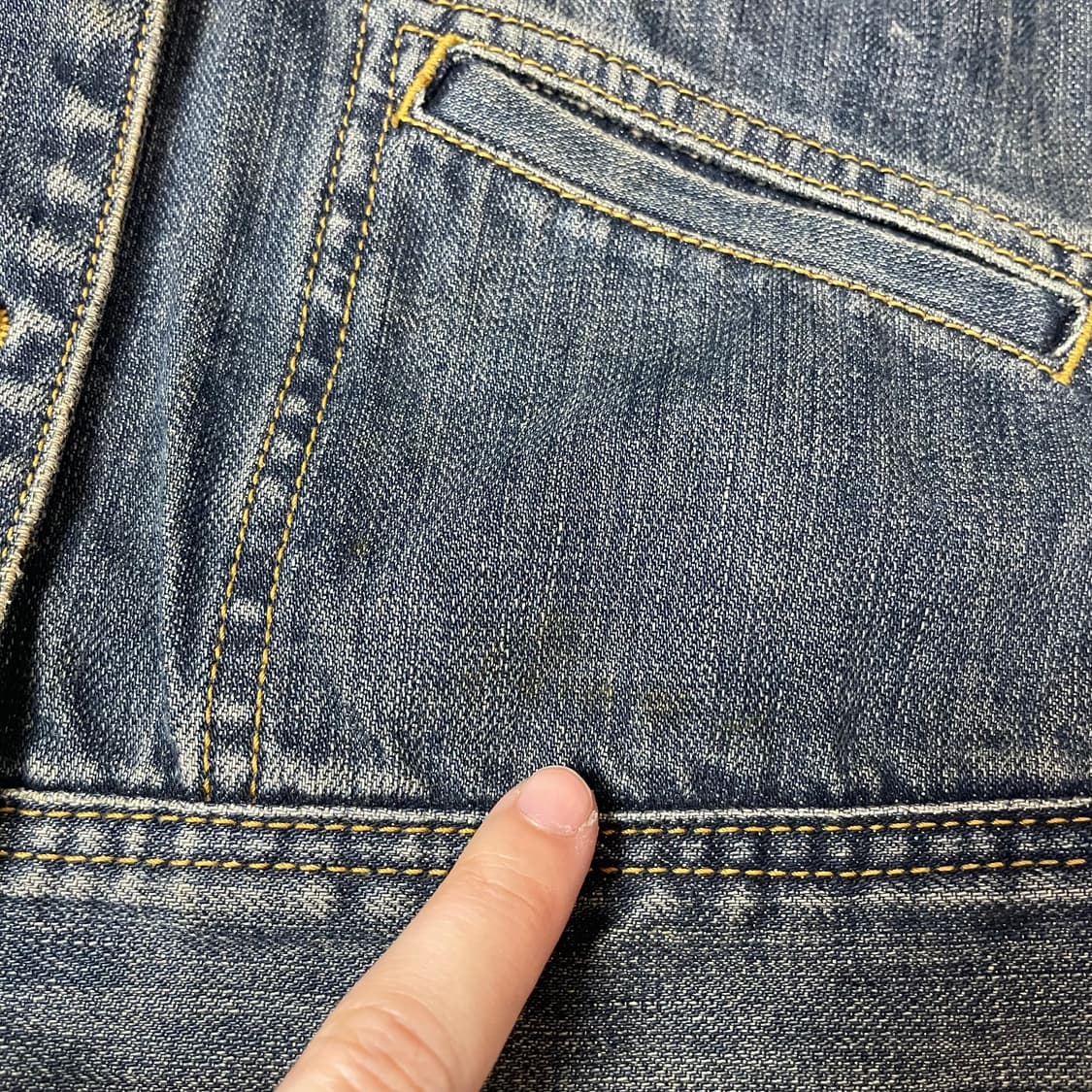 폴로진스컴퍼니 트러커 청자켓 M 상품이미지7