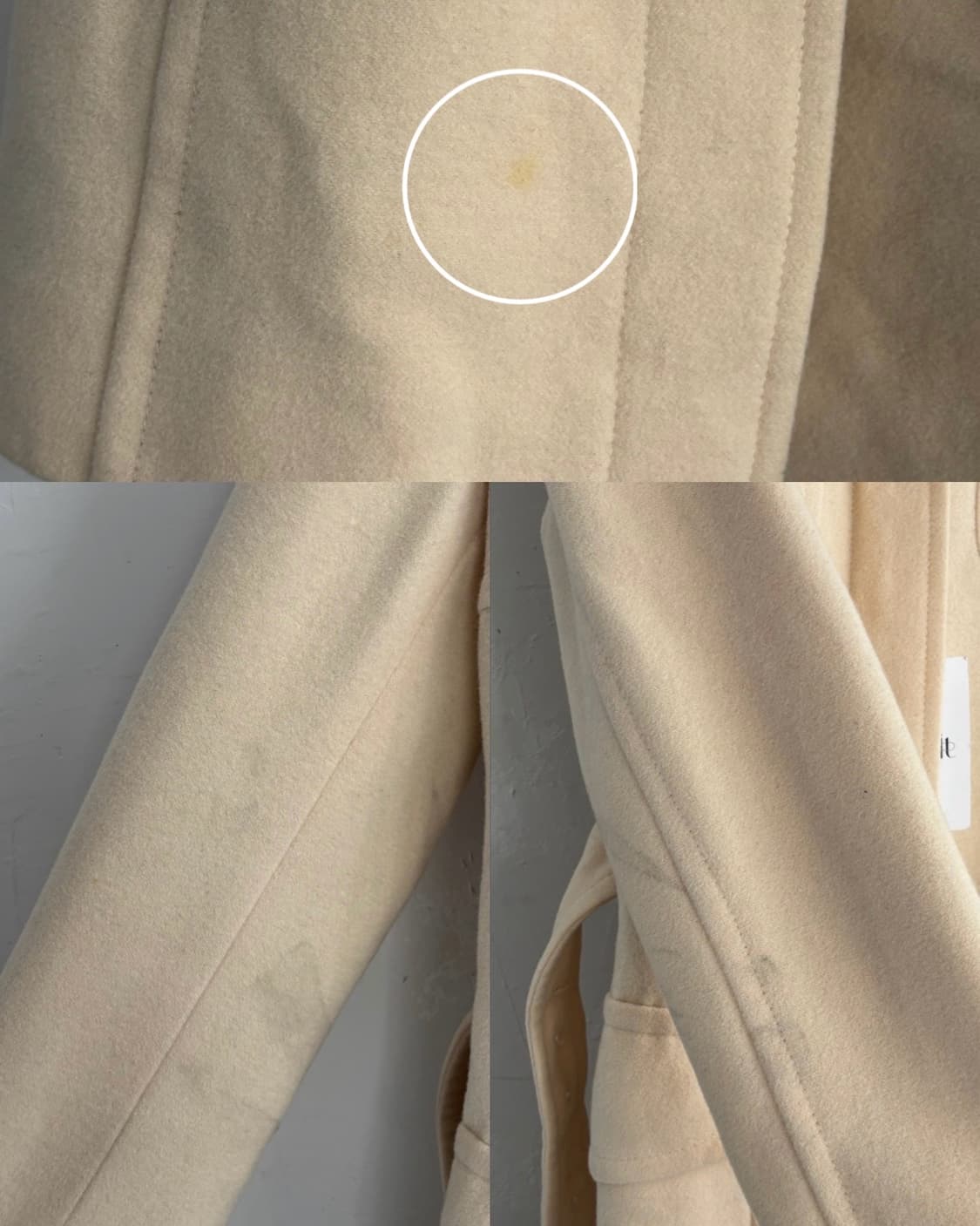 Burberry 버버리 블루라벨 크림 벨티드 코트  상품이미지10