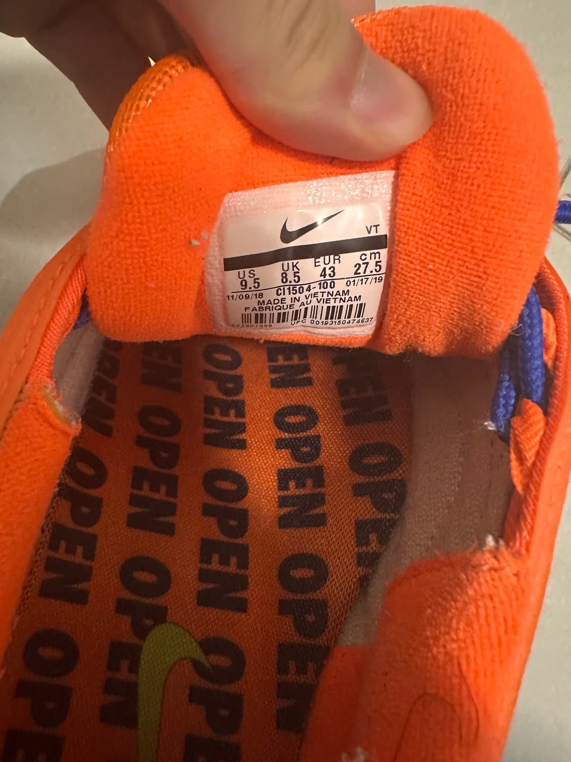 나이키 에어맥스 97 온에어 런던 남성 운동화 (사이즈 275mm) 상품이미지2