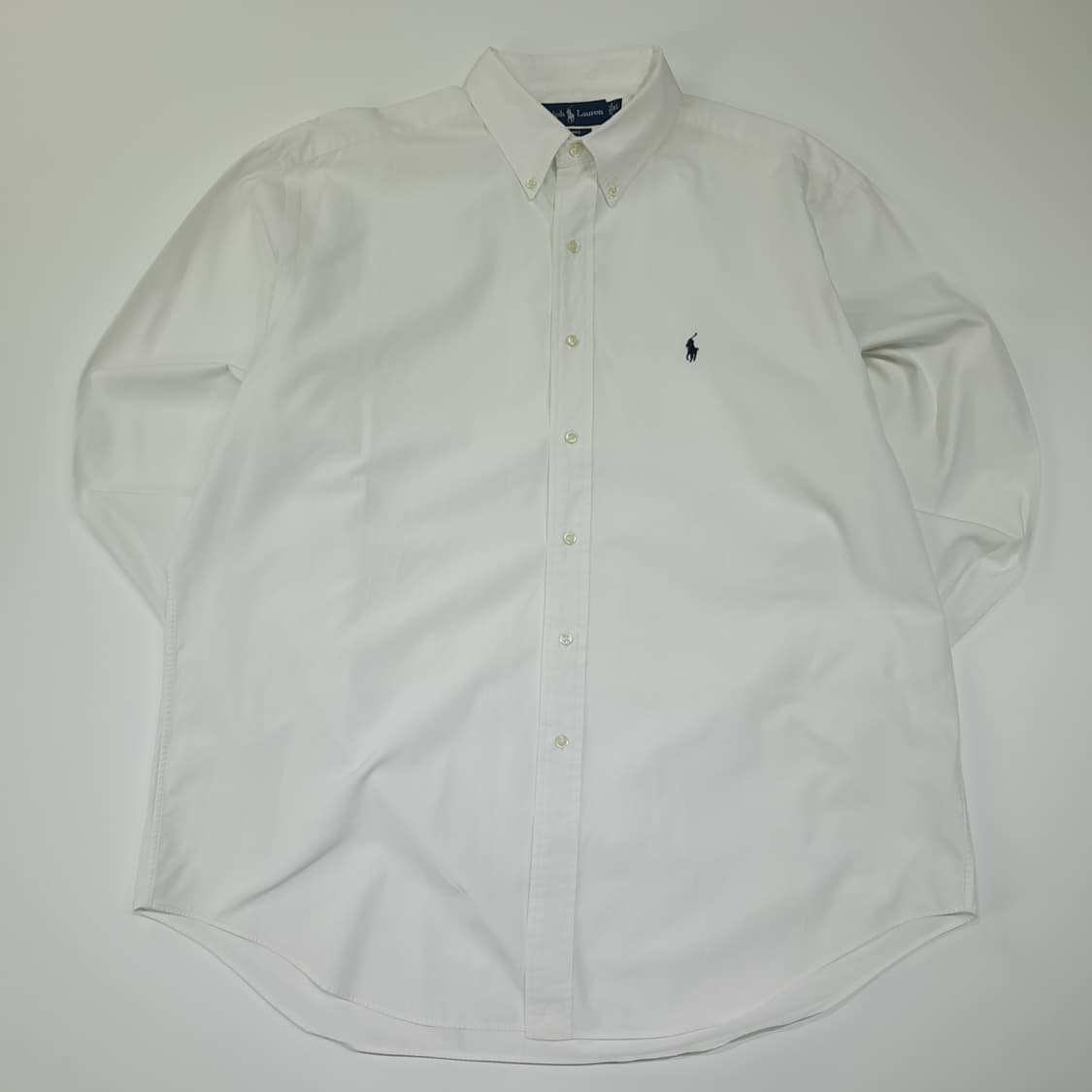 CL577 XL 폴로 90s 코튼 버튼다운 화이트 셔츠 남방 상품이미지1