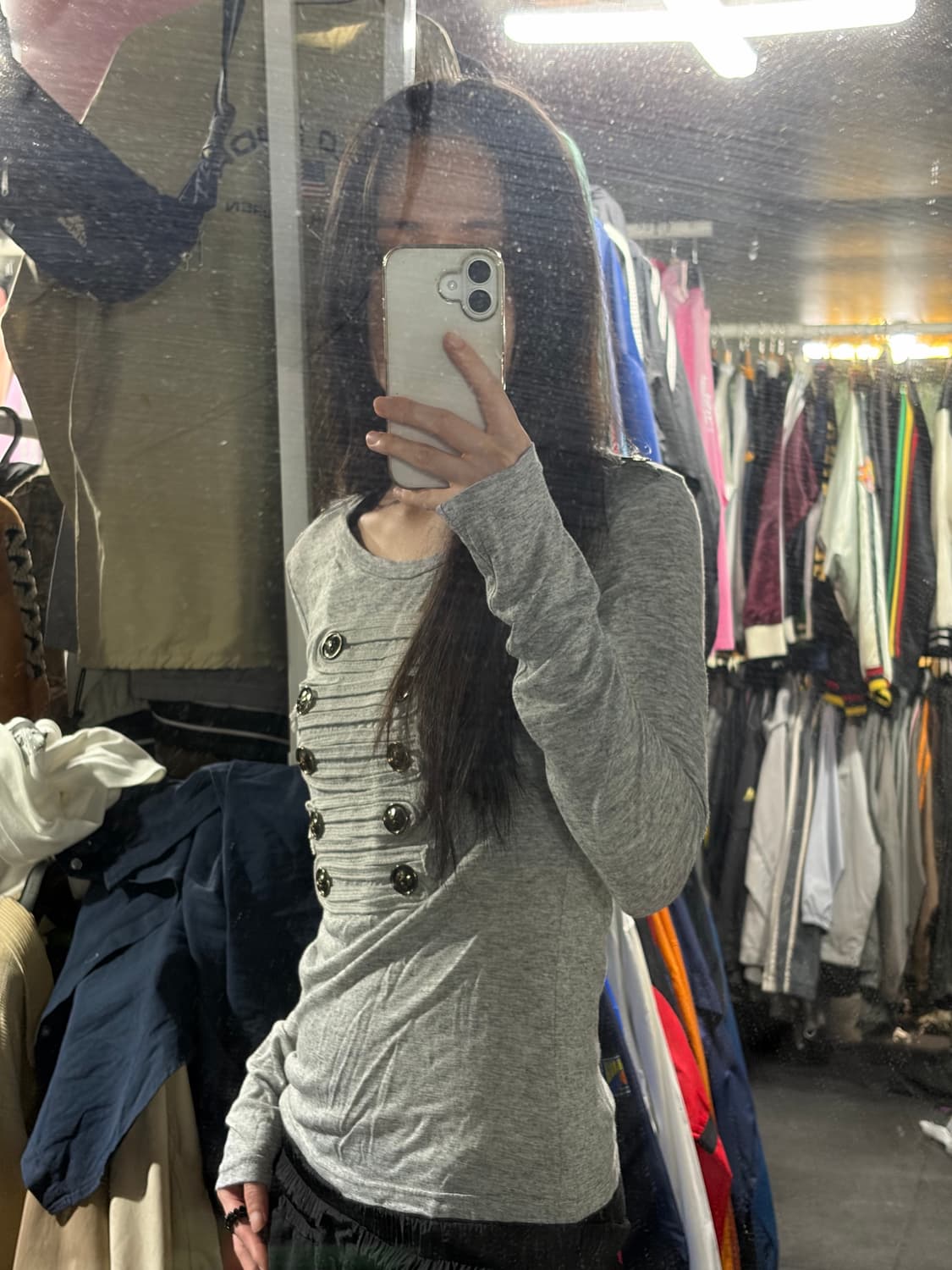 빈티지 나폴레옹 긴팔 티셔츠 롱슬리브 골지티 free 상품이미지2