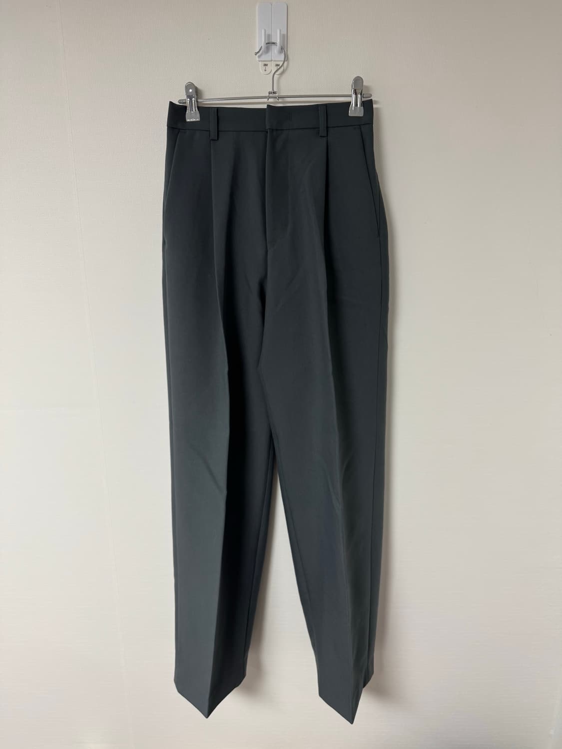 F) 그레이 와이드 슬랙스 상품이미지1