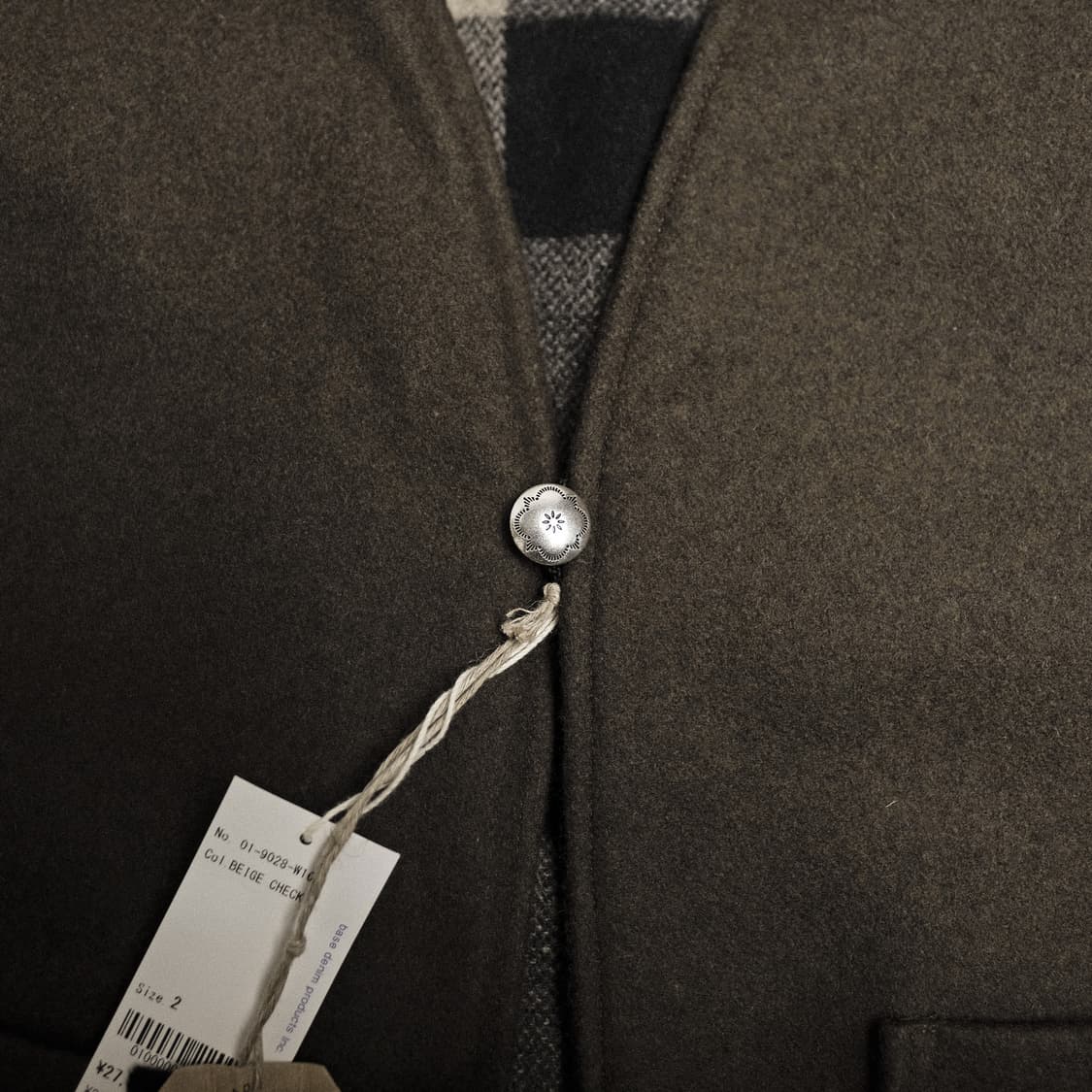 오어슬로우 리버서블 울 멜튼 베스트 2사이즈 상품이미지7