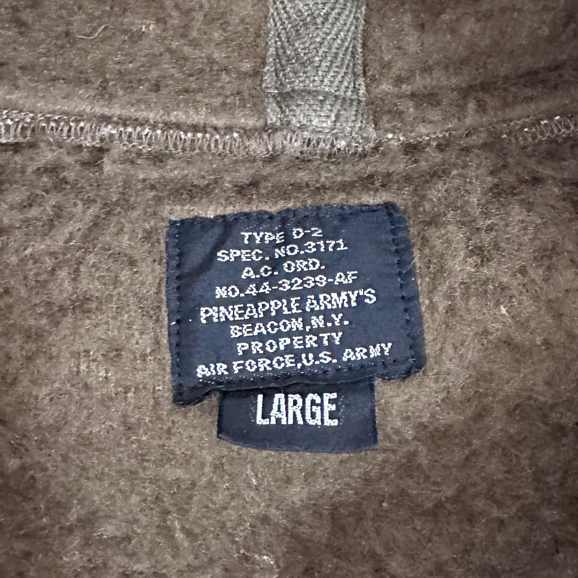 파인애플 아미 D-2 후리스 풀오버 (va.87) 상품이미지6