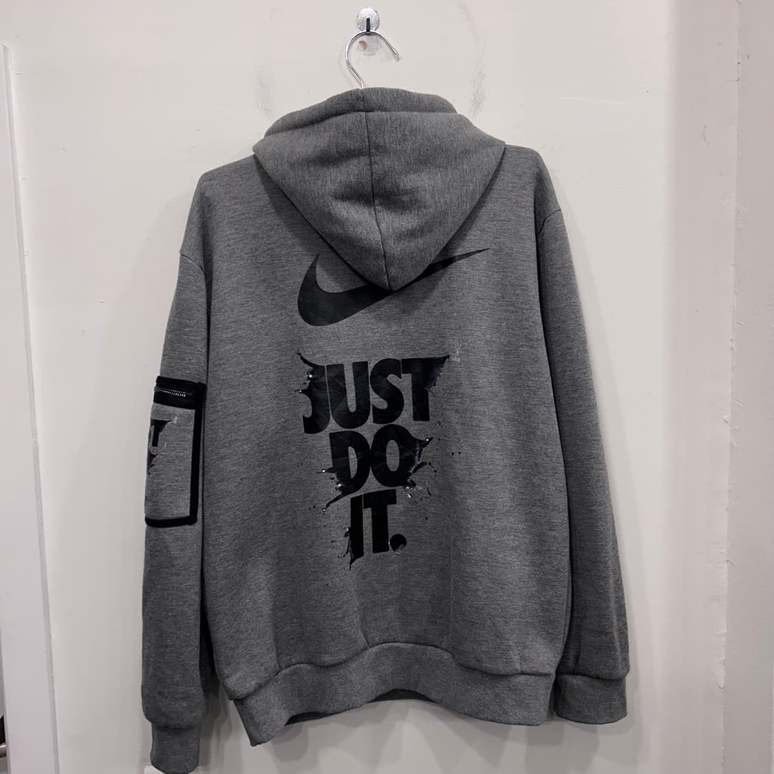 나이키 팀 스우시 슬리브포켓 오버핏 기모 후드티 상품이미지5