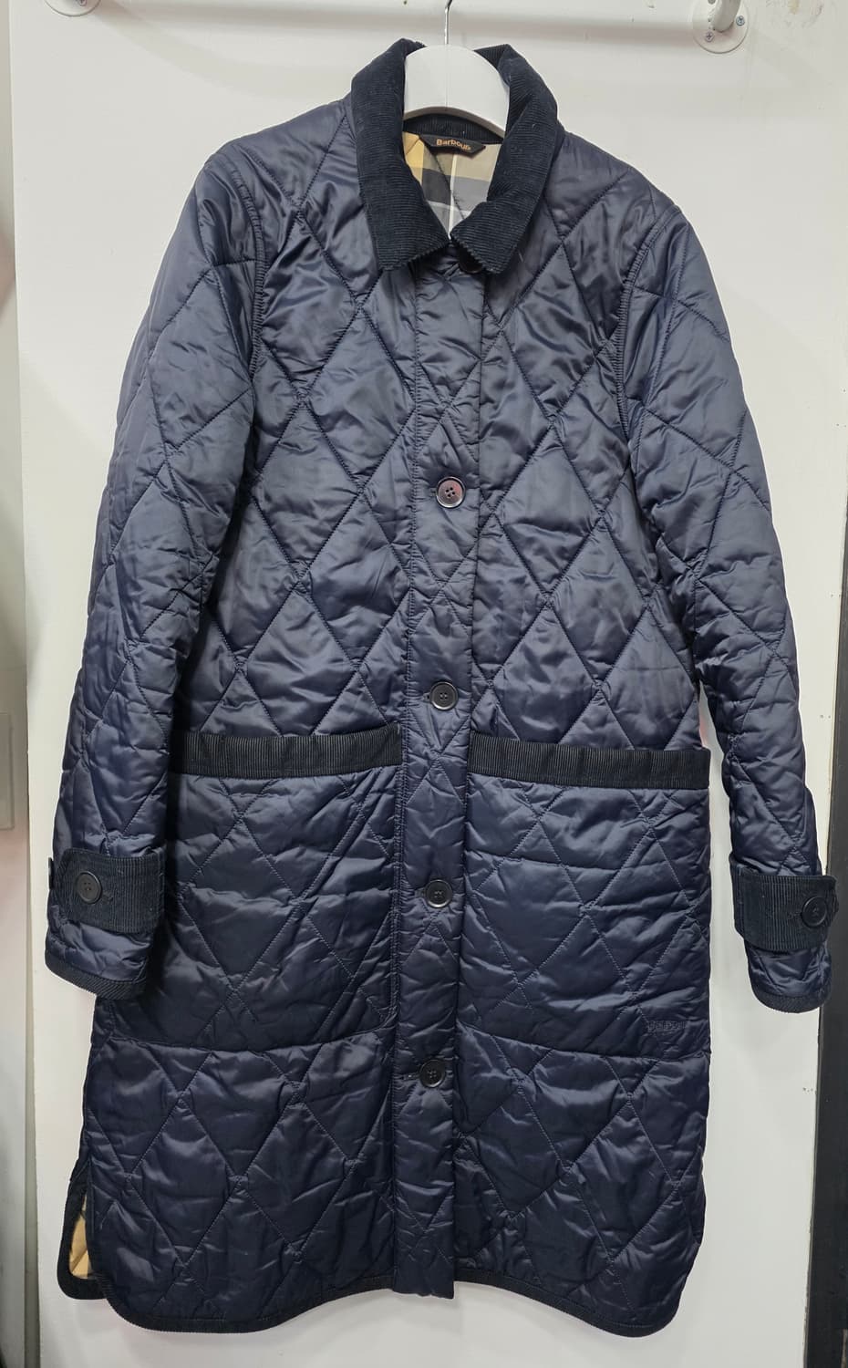 바버 여성 롱 퀼팅 자켓 상품이미지1
