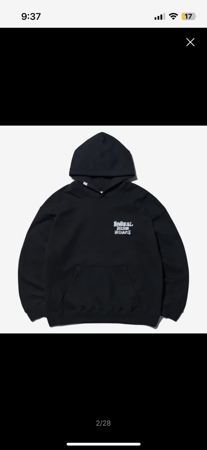 노매뉴얼 후드티 상품이미지4