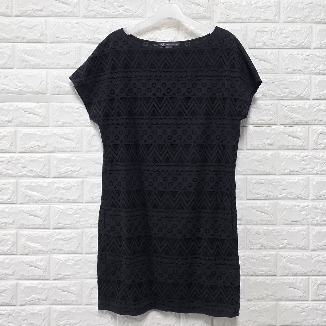 AX 알마니 익스체인지 블랙 레이스 원피스 L 상품이미지1
