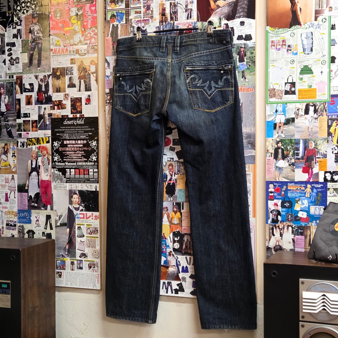 디젤 웨스턴 포켓 버튼플라이 데님 팬츠 상품이미지1