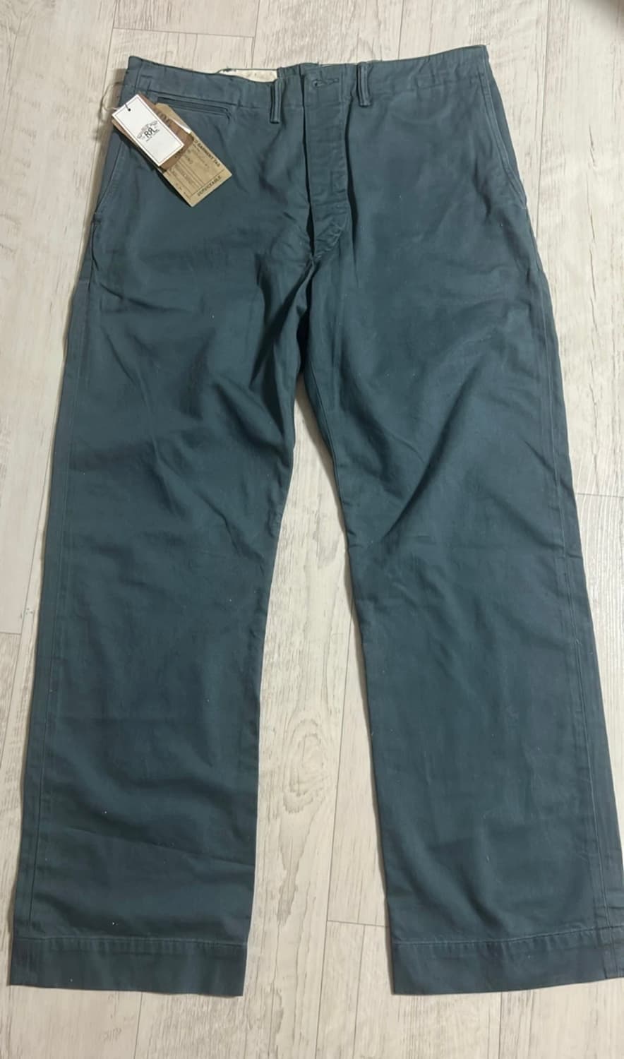 RRL 그린 필드 치노 스트레이트 핏 33x32 새상품 상품이미지1