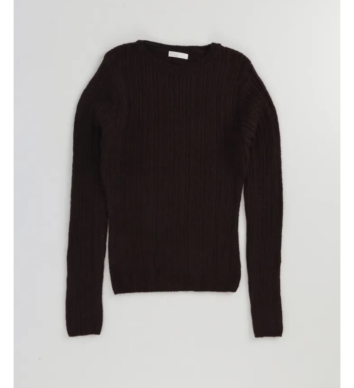 앤티즈 튜프티 아워캐비넷 브라운 니트 모헤어 골지 상품이미지4