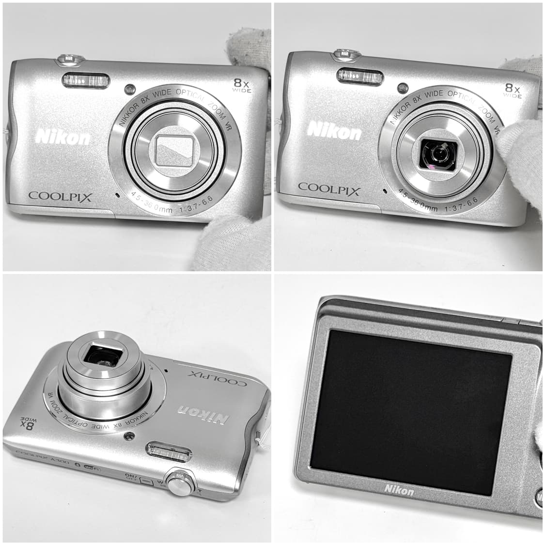 니콘 쿨픽스 A300 (S3700) 실버 빈티지디카 상품이미지3