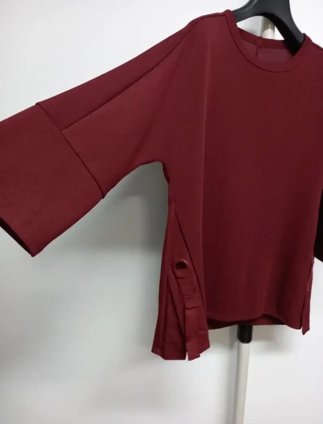 새 SJ WANI 춘추 7부 티 블라우스  55 상품이미지6