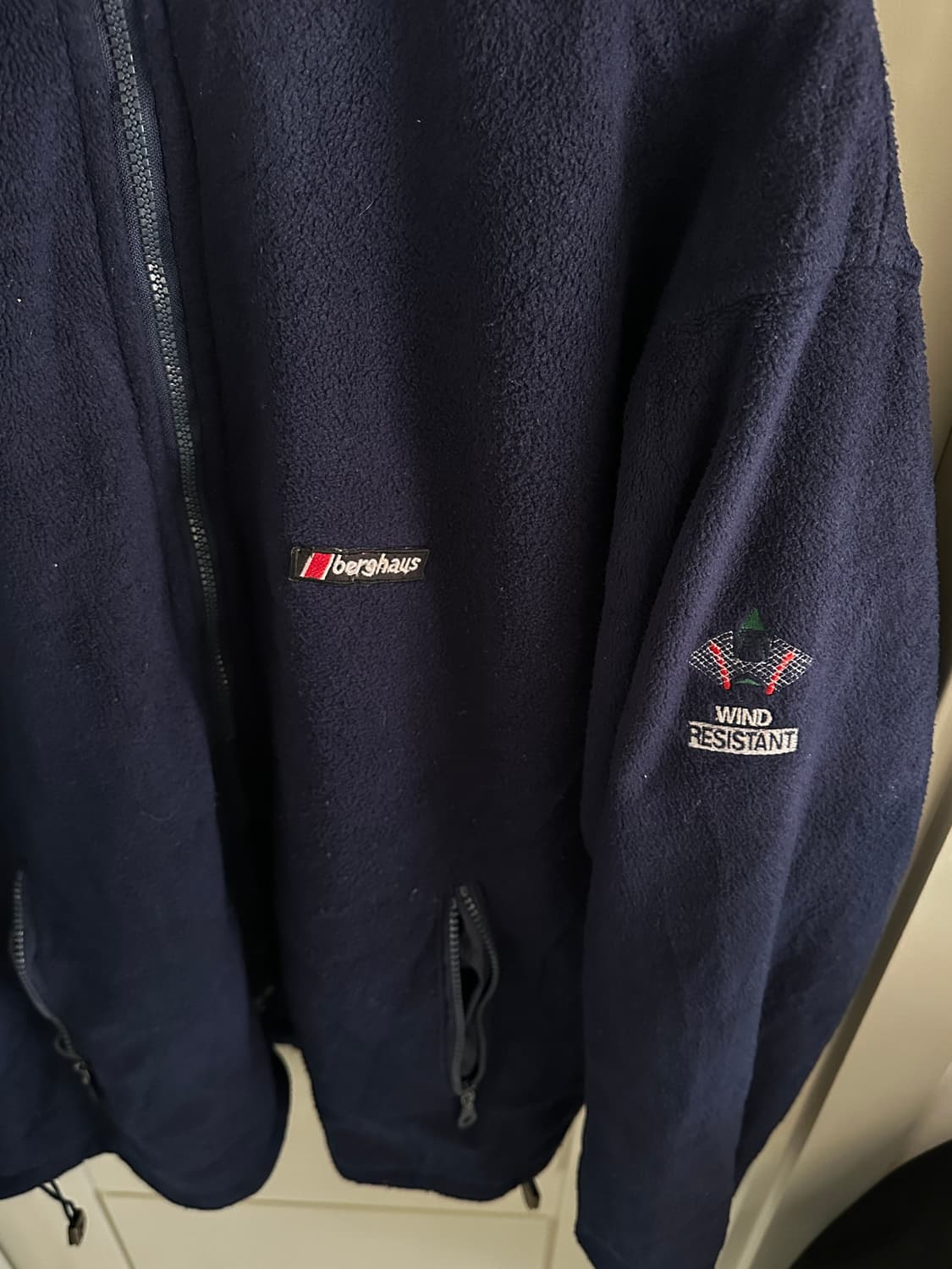 90s BERGHAUS 윈드 레지스턴트 플리스 집업 상품이미지2