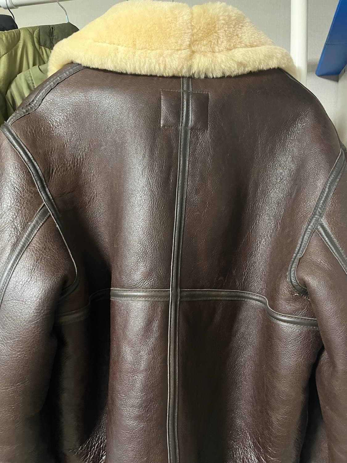 Schott nyc b3 쇼트 무스탕 상품이미지3