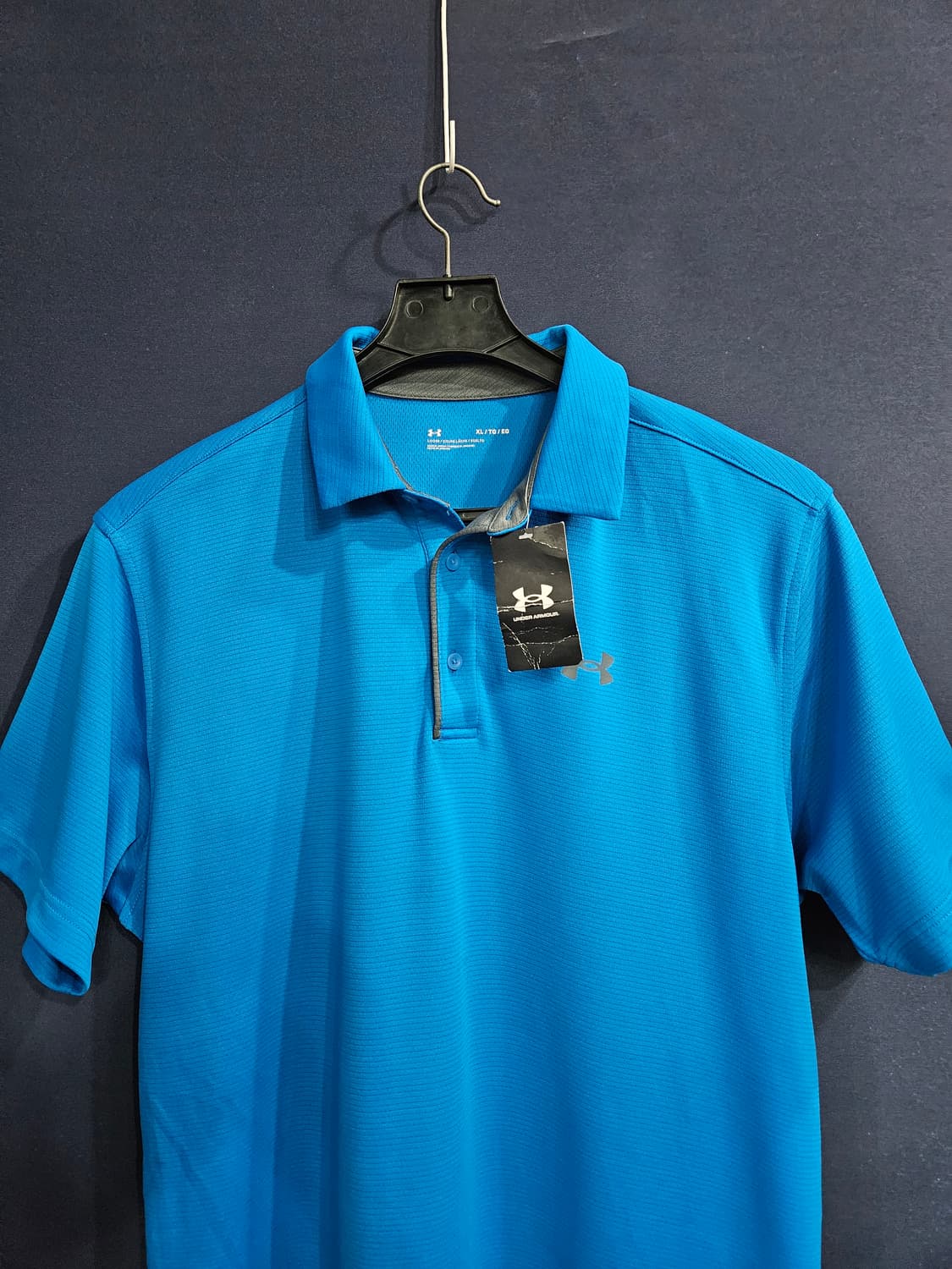 언더아머 블루 남성 110 카라반팔티 상품이미지6