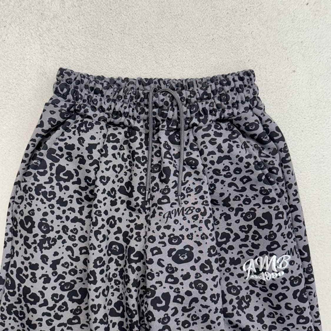 AMBLER Heart Bear Leopad Pants S 상품이미지3