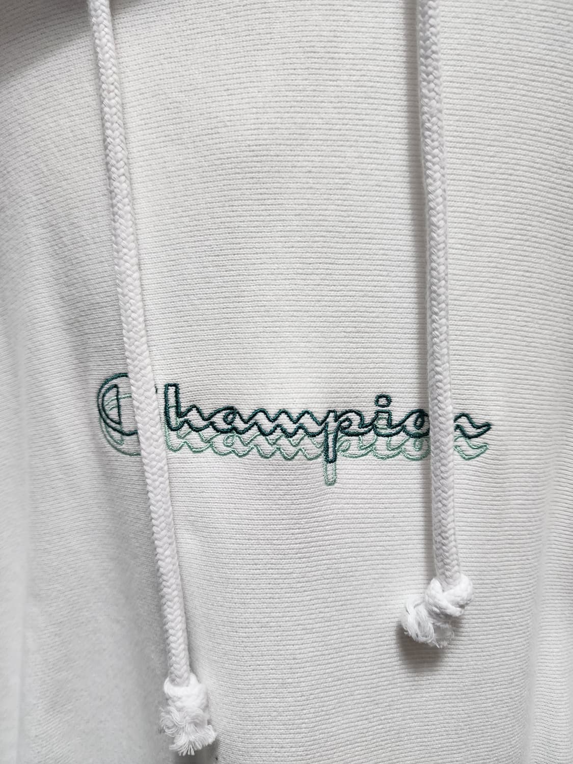 챔피온 리버스위브 더블로고 후드티 상품이미지3