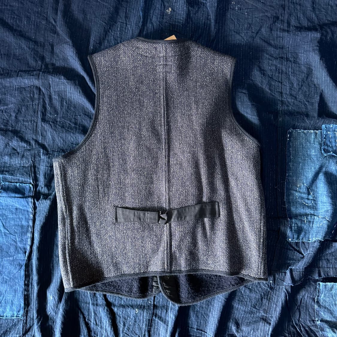 브론슨 1930s 솔트앤페퍼 비치클로스 울 베스트 40 상품이미지6