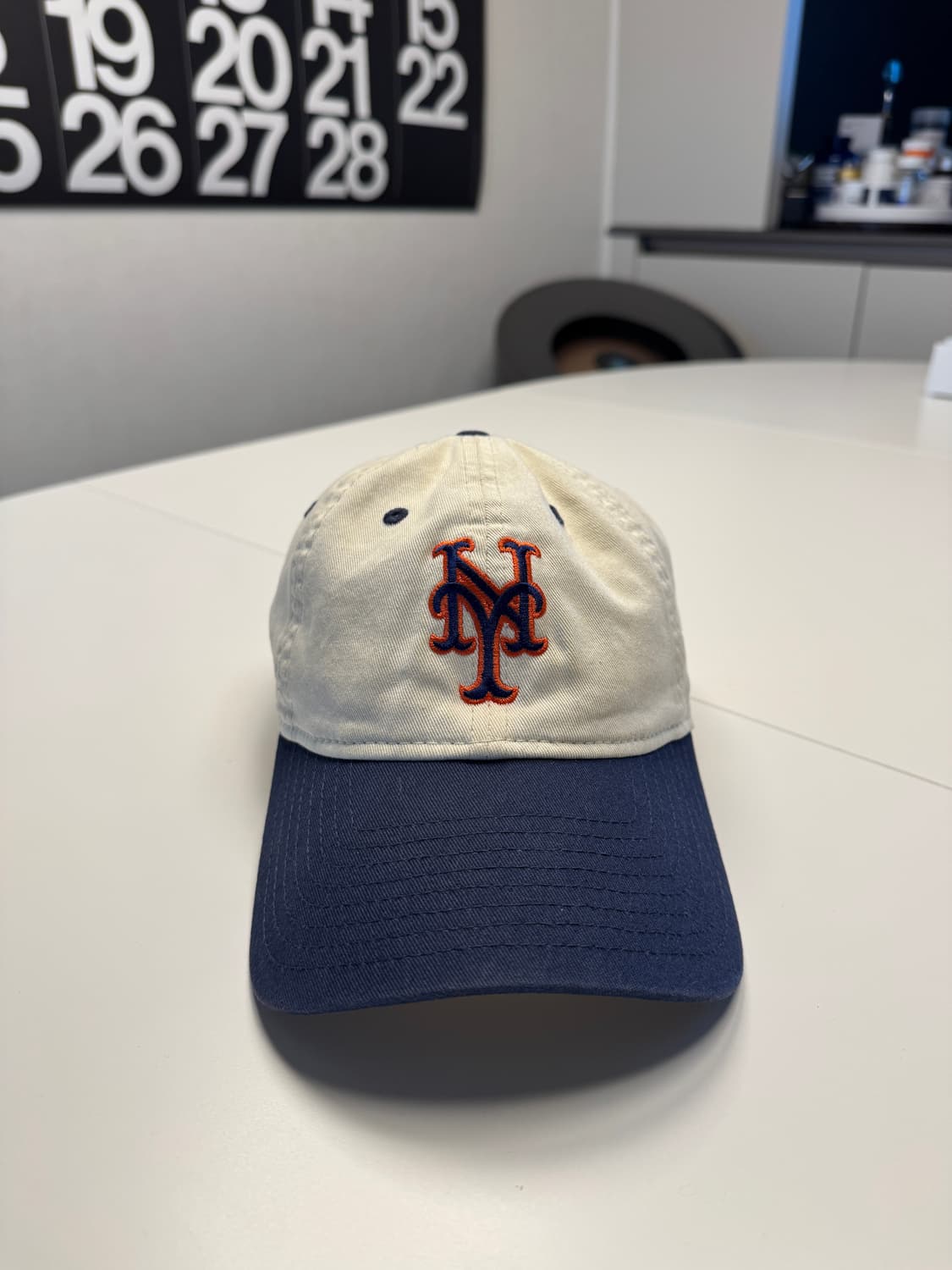 에메 레온 도르 x 뉴에라 메츠 볼파크 햇 화이트 블루 상품이미지1