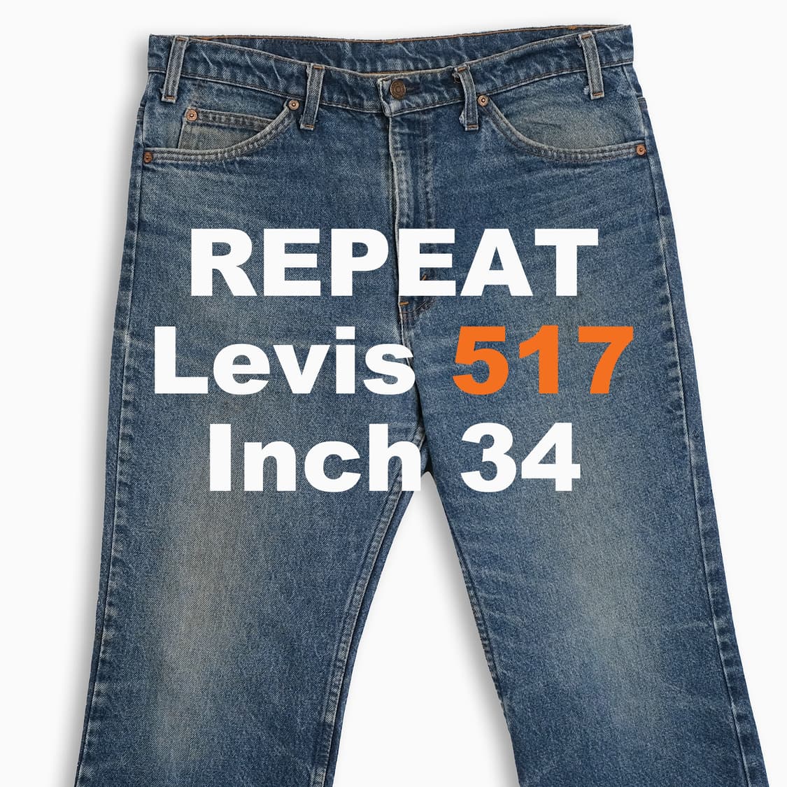 리바이스 517 오렌지탭 진청 90sUSA 34인치 OR51736232 상품이미지1