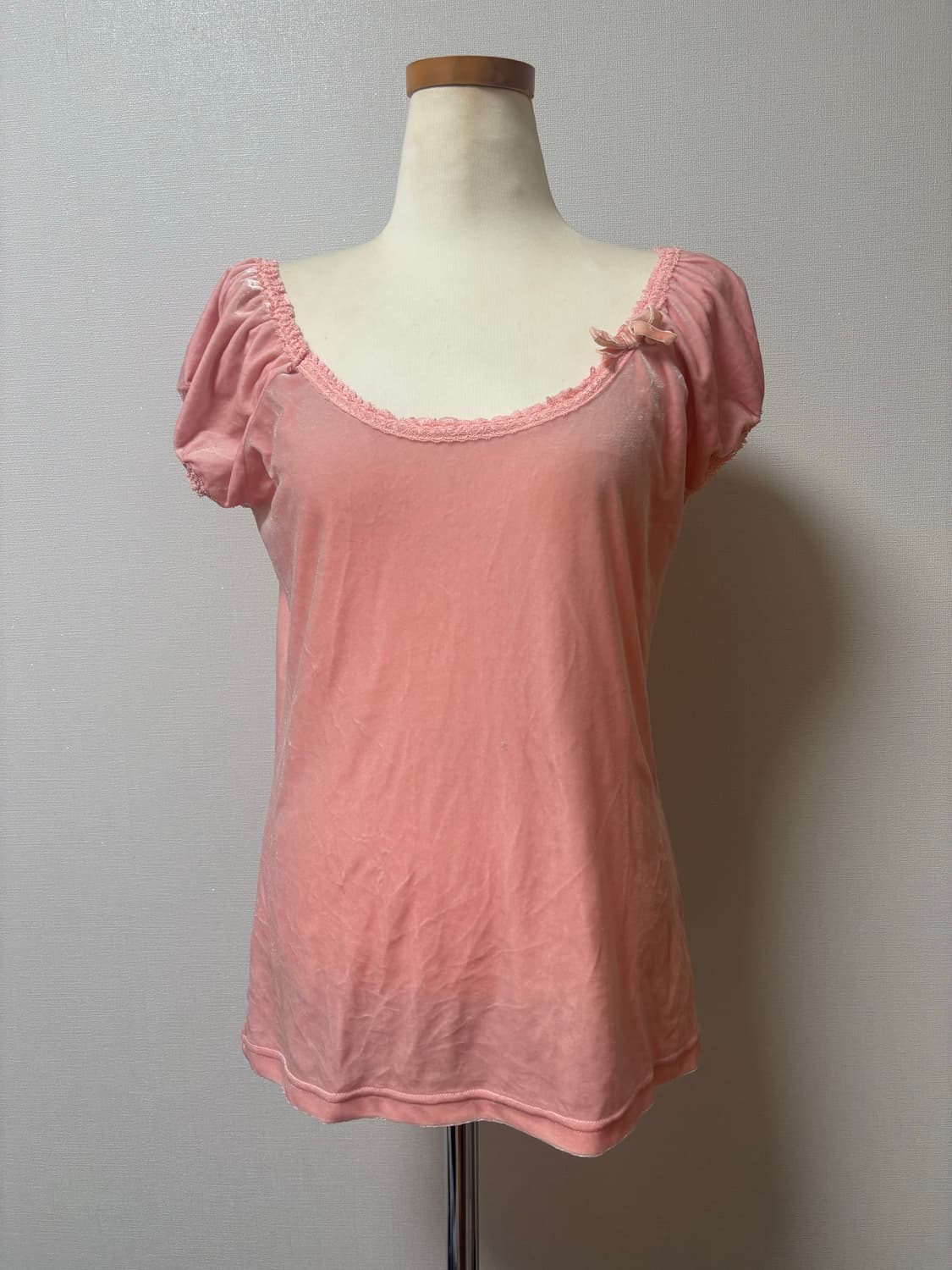 핑크 모리걸 스타일 반팔티 상품이미지1