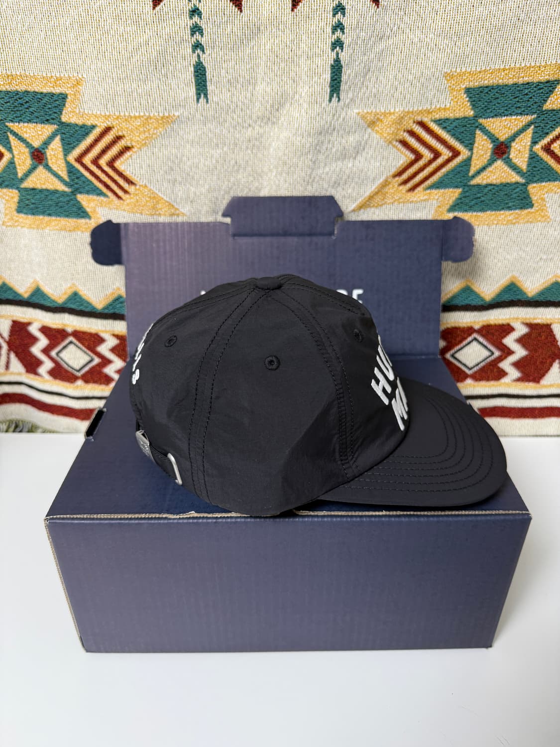 휴먼메이드 Human Made 5Panel Nylon Cap Black 상품이미지3