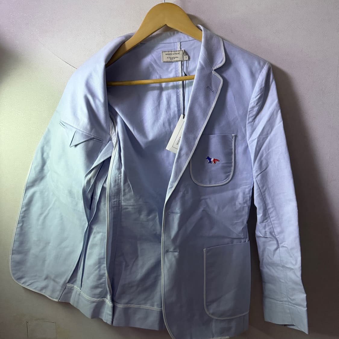 메종키츠네 폭스로고 원포켓 코튼 자켓 (44-55정도) 상품이미지6