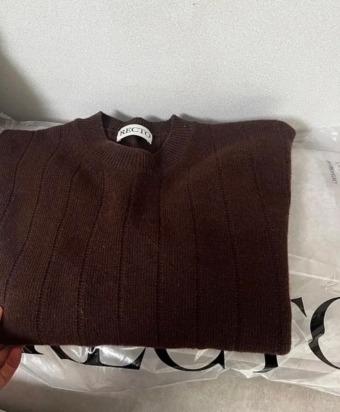 렉토 러블리니트 레드브라운 m 상품이미지6