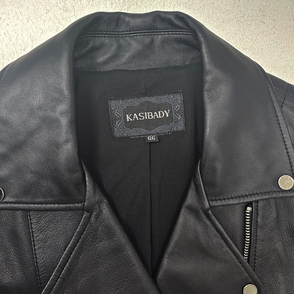 66 여성 양가죽 라이더 자켓 상품이미지2
