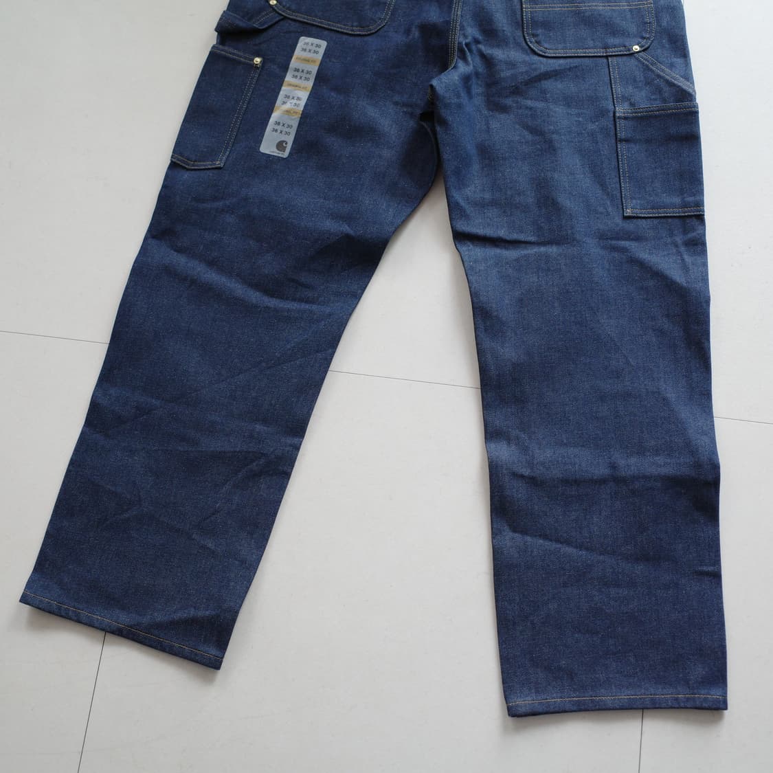 데드스탁 새상품 칼하트 B07 더블니 데님 워크팬츠 36x30 상품이미지10