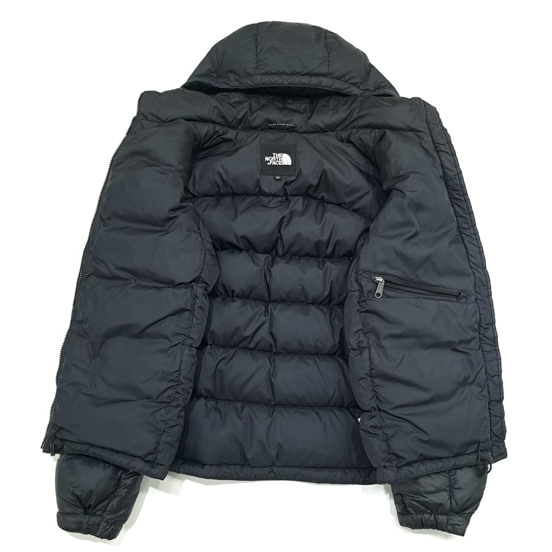 CN965 S 노스페이스 700필 블랙 구스다운 패딩 자켓 점퍼 상품이미지4